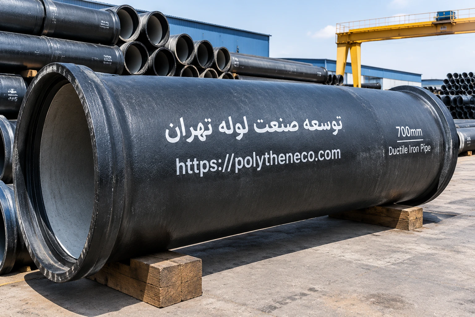 لوله داکتیل چدنی 700 میلیمتر